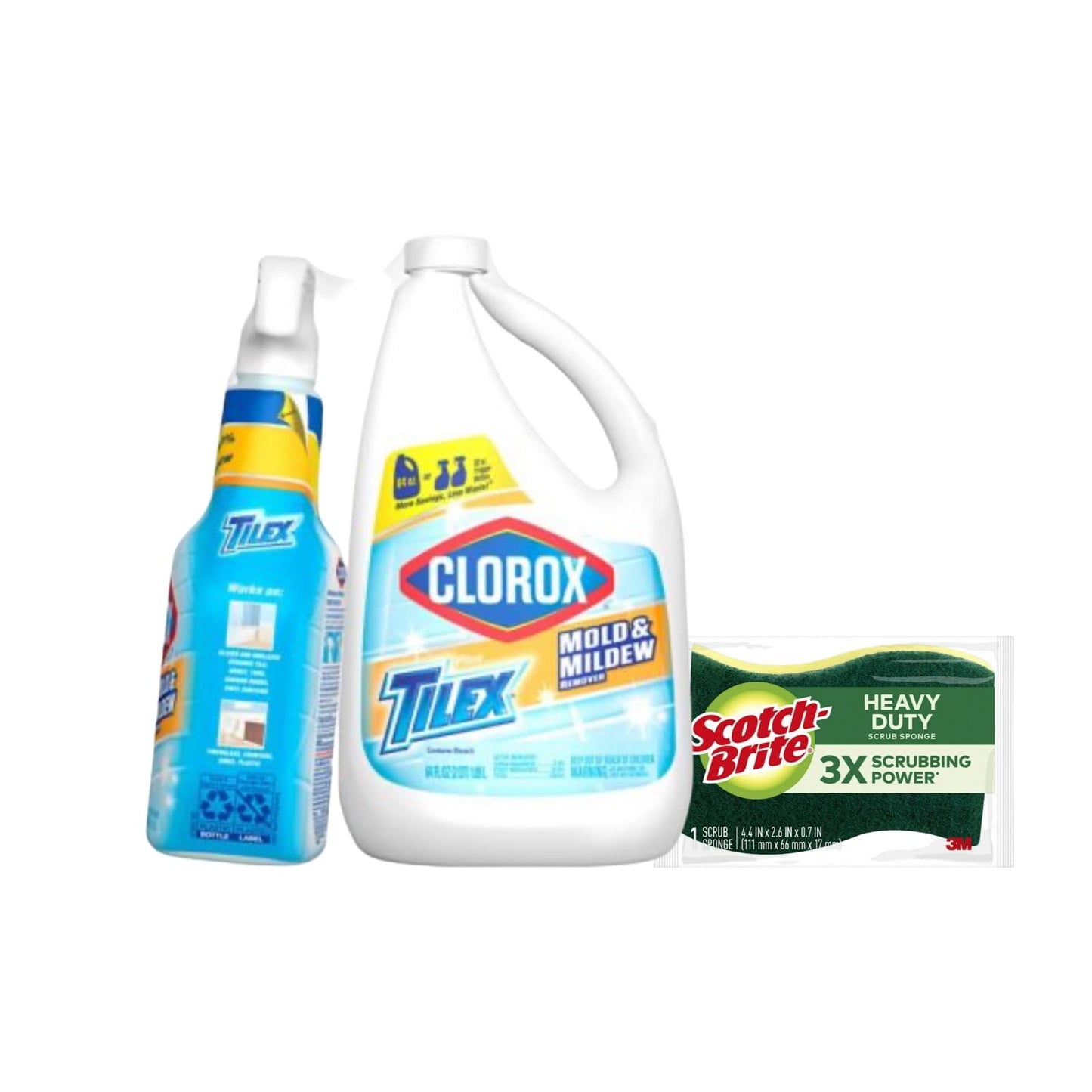 Tilex Clorox, 2 Piece Set, Clear, 64 Fl Oz