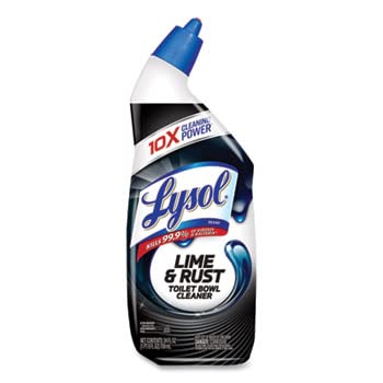 Lysol Remover Toilet Bowl Cleaner 48oz 2x24oz 10x Cleaning Power, Sss, Lime & Rust, Lime & Rust, 48 Ounce