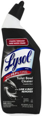 Lysol Toilet Bowl Cleaner With Lime And Rust Remover, 24 Oz (pack Of 5)