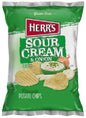 Herrs Sour Cream & Onion Potato Chips - 7.75 Oz.bags (3 Bags) 1 Count (pack Of 3)