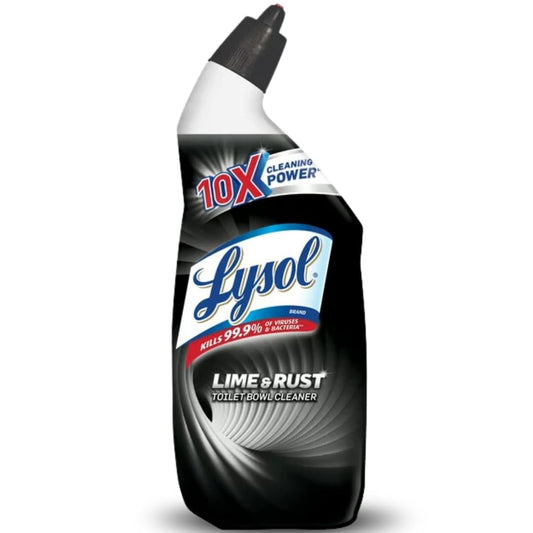 Lysol Toilet Bowl Cleaner, Lime & Rust Remover, 24 Fl Oz