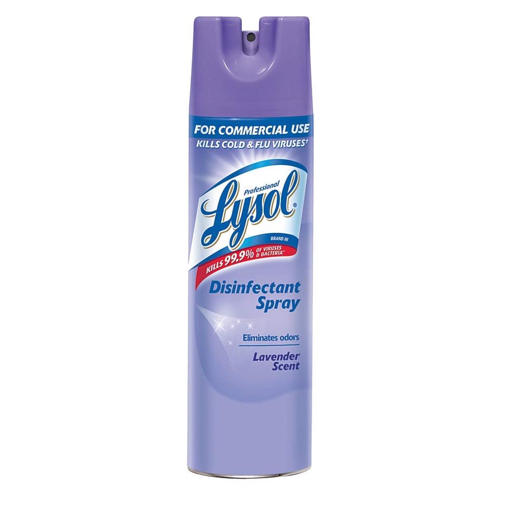 Lysol Professional Disinfectant Spray, Lavender Scent, 19 Ounce