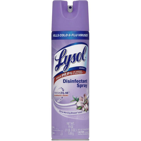 Lysol Disinfectant Spray, Early Morning Breeze, 19 Ounce (pack Of 2)