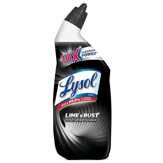 Lysol Toilet Bowl Cleaner With Lime And Rust Remover, 24 Fl Oz (pack Of 2)