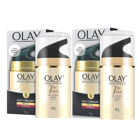 Olay, Total Effects 7 In 1 Day Cream Normal With Spf 15, 50g, 1.7 Oz, Pack Of 2 1.75 Fl Oz (pack Of 2)