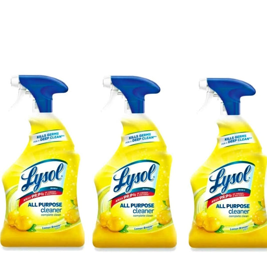 Lysol Disinfectant Spray, Lemon Breeze, 19 Oz (pack Of 3)