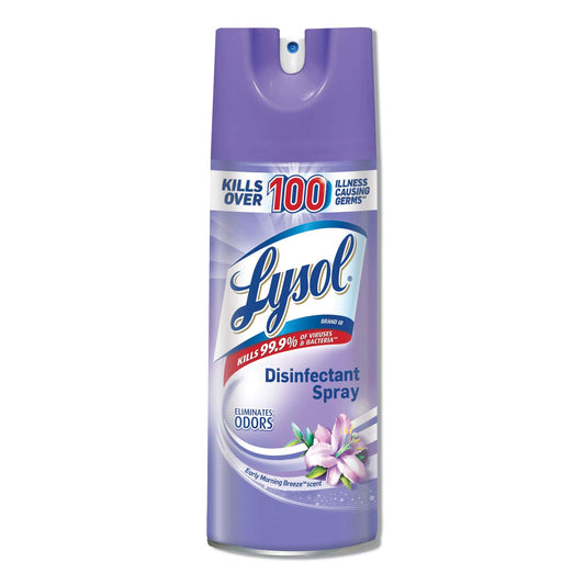 Lysol Disinfectant Spray, Early Morning Breeze, 12.5 Ounce (pack Of 12)