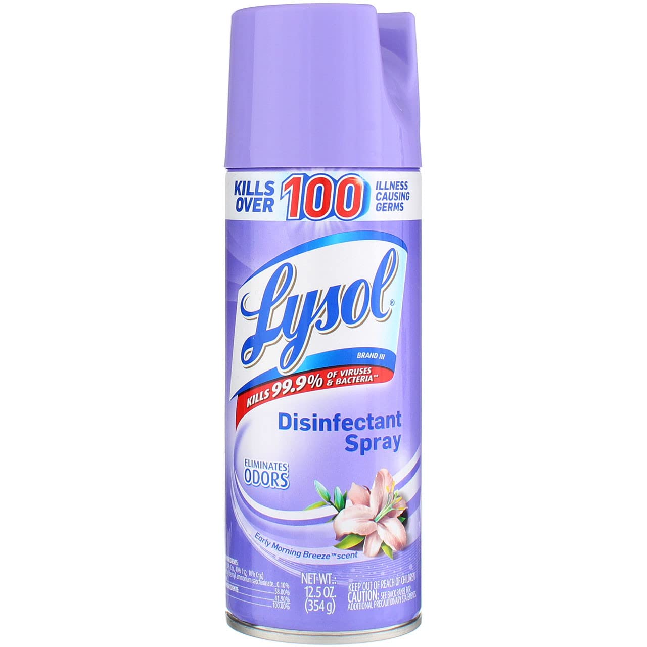 Lysol Disinfectant Spray Early Morning Breeze Scent Aerosol Spray 12.5 Oz