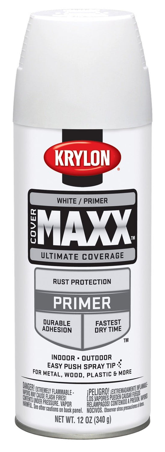 Krylon K09188000 Covermaxx Primer, White, 12 Ounce White 12 Ounce (pack Of 1) Primer