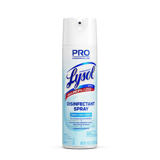 Lysol Disinfectant Spray, Crisp Linen, 19 Oz