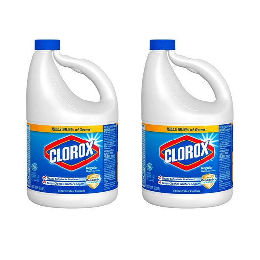 Clorox 30966 Concentrated Regular Bleach, 121 Oz. Pack Of 2