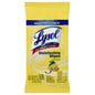 Lysol Disinfecting Wipes To-go Pack, Lemon Scent, 15 Count (pack Of 6)