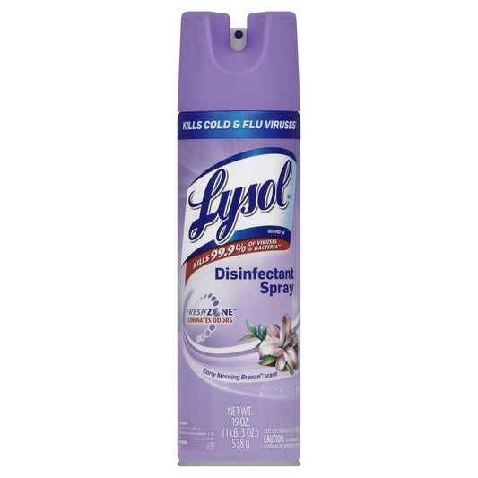 Lysol Early Morning Disinfectant Spray Breeze, 19 Ounce Early Morning Breeze 1.19 Pound (pack Of 1)