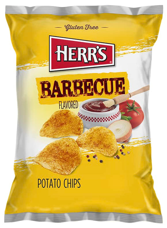 Herrs Barbecue Potato Chips, 2.75 Ounce (pack Of 3 Bags)