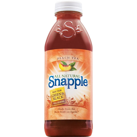 Snapple Peach Tea, 20-ounce Bottles (pack Of 24)