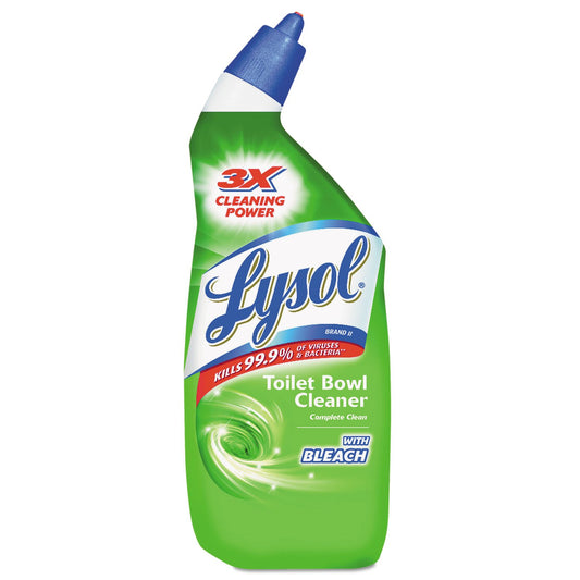 Lysol Complete Clean Toilet Bowl Cleaner With Bleach, 24 Ounce