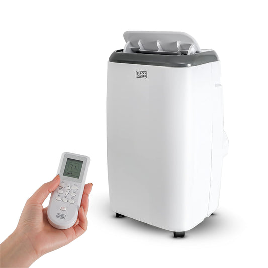 Blackdecker Bpp06wtb Portable Air Conditioner With Remote Control, 10,000 Btu, White-10000