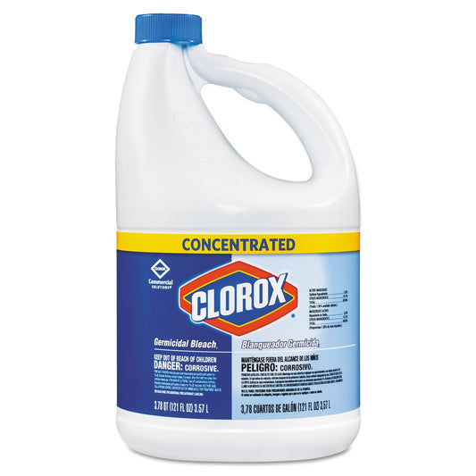 Clorox 30966ct Concentrated Germicidal Bleach Regular 121oz Bottle 3carton