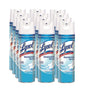 Lysol Disinfectant Spray, Crisp Linen, 228oz (12x19oz) Blue 1.19 Pound (pack Of 12)