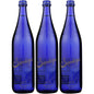 Saratoga Sparkling Spring Water, 28oz Cobalt Blue Glass Bottle (pack Of 3, Total Of 84 Fl Oz)