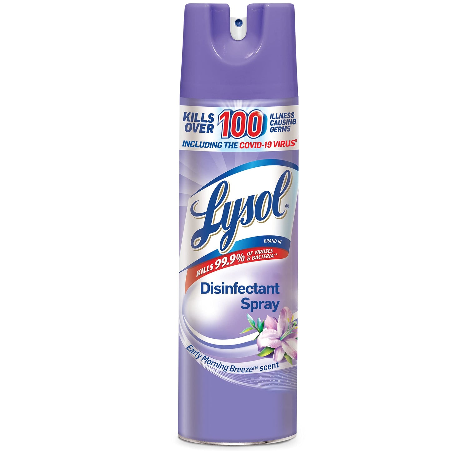 Lysol Disinfectant Spray, Early Morning Breeze, 76oz (4x19oz)