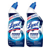 Lysol Power Toilet Bowl Cleaner Gel, For Cleaning And Disinfecting, Stain Removal, 24 Fl Oz (2-pack),packaging May Vary