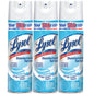 Lysol Disinfectant Spray, Sanitizing And Antibacterial Spray, For Disinfecting And Deodorizing, Early Morning Breeze, 3 Count, 19 Fl Oz Each Blue 1.19 Pound (pack Of 3)