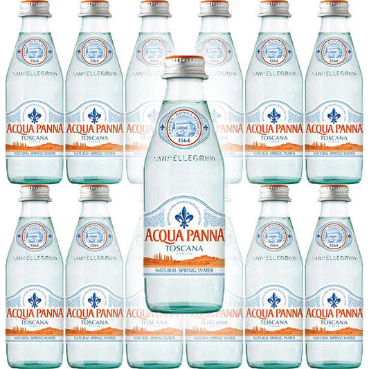 Acqua Panna Toscana Spring Water, 8.8oz Glass Bottle (pack Of 12, Total Of 105.6 Oz) 8.8 Fl Oz (pack Of 12)