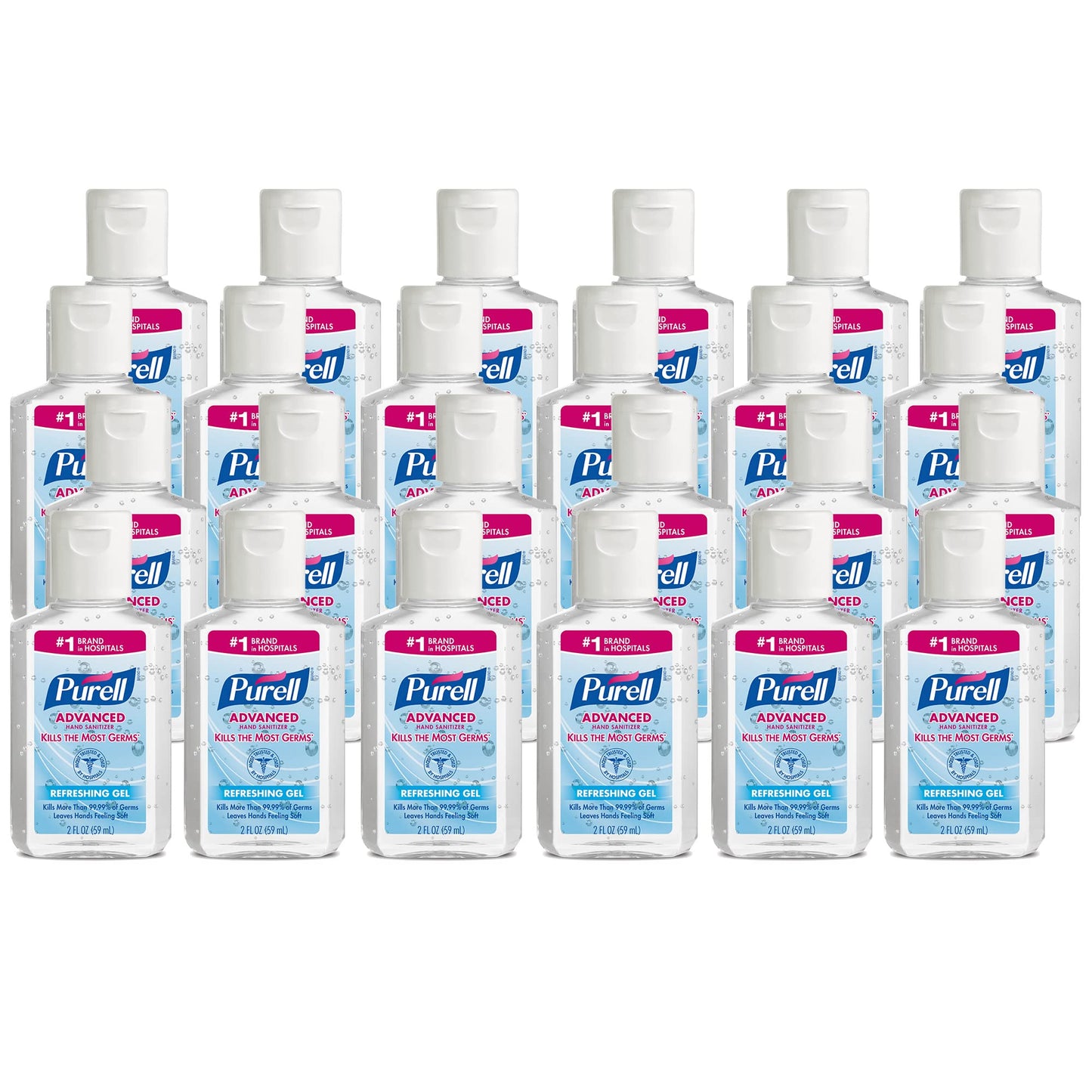 Purell Portable Instant Hand Sanitizer 2 Fl Oz (pack Of 24)