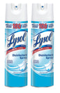 Lysol Disinfectant Spray, Sanitizing And Antibacterial Spray, For Disinfecting And Deodorizing, Crisp Linen, 2 Count, 12.5 Fl Oz Each