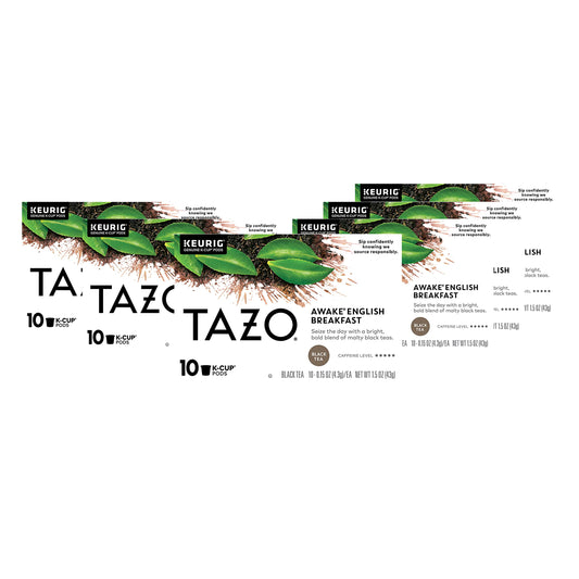 Tazo Black Tea 10 Count (pack Of 6)