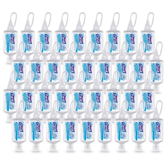 Purell Advanced Hand Sanitizer Refreshing Gel, Clean Scent, 1 Fl Oz Travel Size Flip Cap Bottle With Jelly Wrap Carrier (pack Of 36) 3900-36-wrp 1 Fl Oz (pack Of 36)